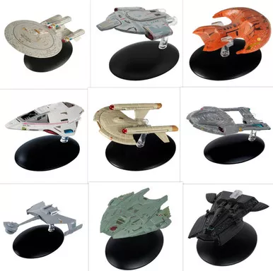 Star Trek Starships Collection Lot of 9 Vehicles Diecast Eaglemoss (3) NEW