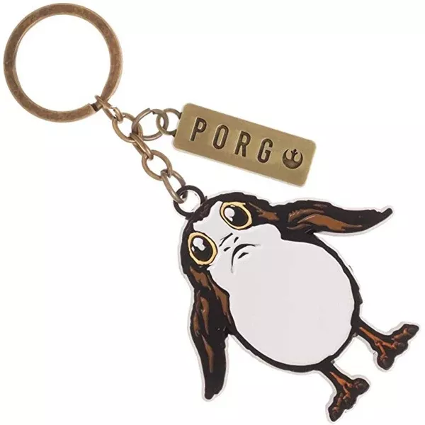 Star Wars Episode 8 Porg Metal Keychain