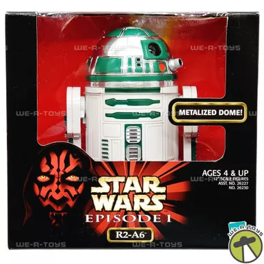 Star Wars Episode I R2-A6 12" Scale Action Figure Metalized Dome Hasbro 1998