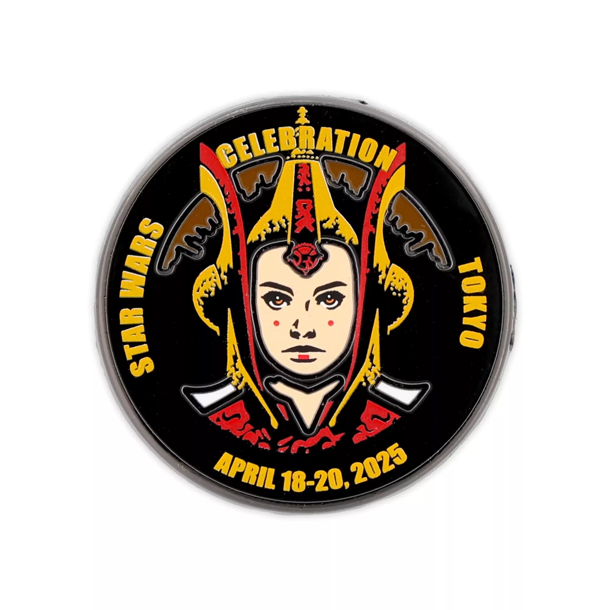 Star Wars Queen Amidala English Enamel Pin | SWC 2025 Exclusive