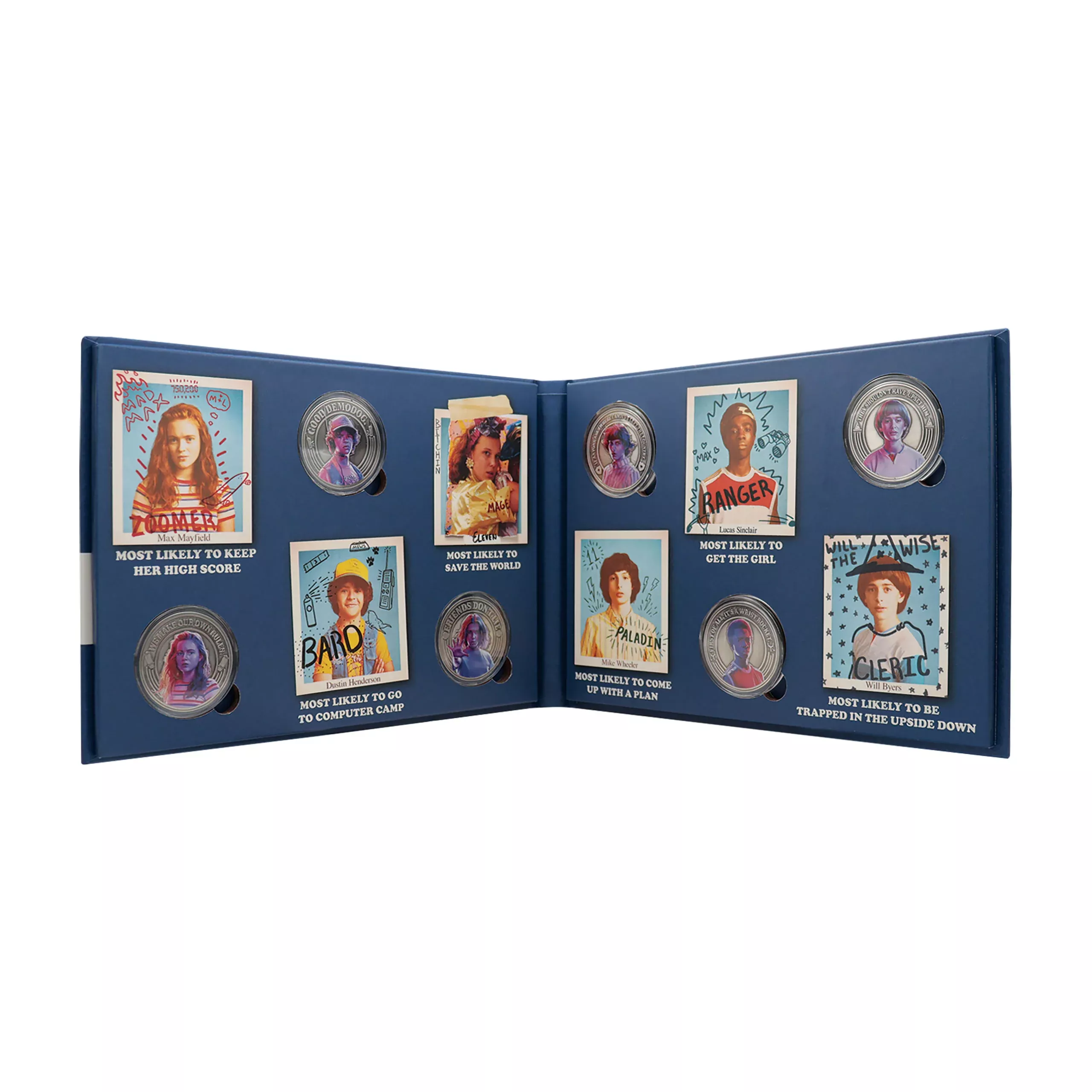 Stranger Things - Hawkins Middle School Collectible Coin Album
