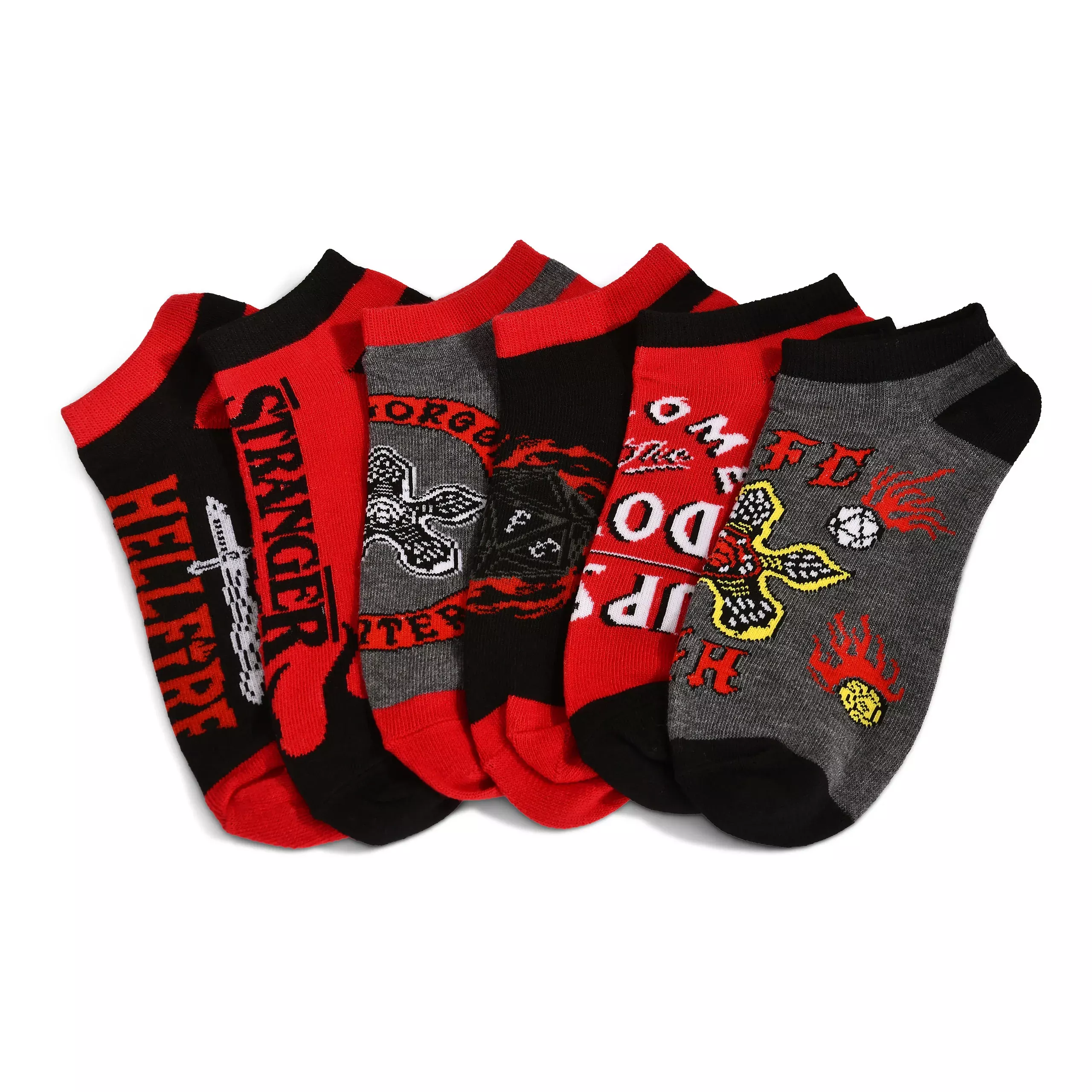 Stranger Things - Hellfire Club Socks Set of 6