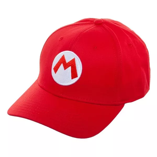 Super Mario Brothers Mario Red Stretch Fit Hat