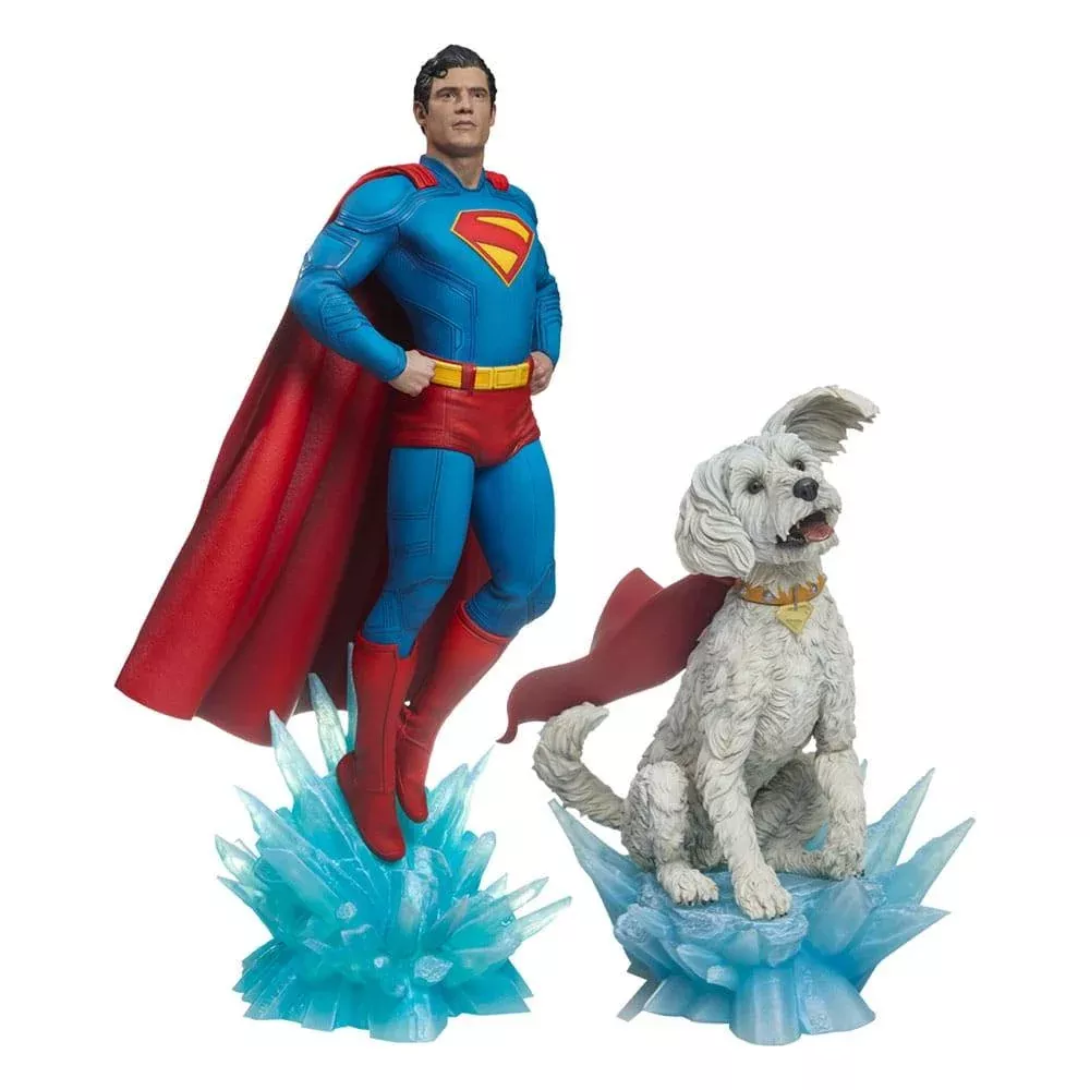 Superman (2025) Premium Format Statues Superman 61cm & Krypto 23 cm Bundle (2)