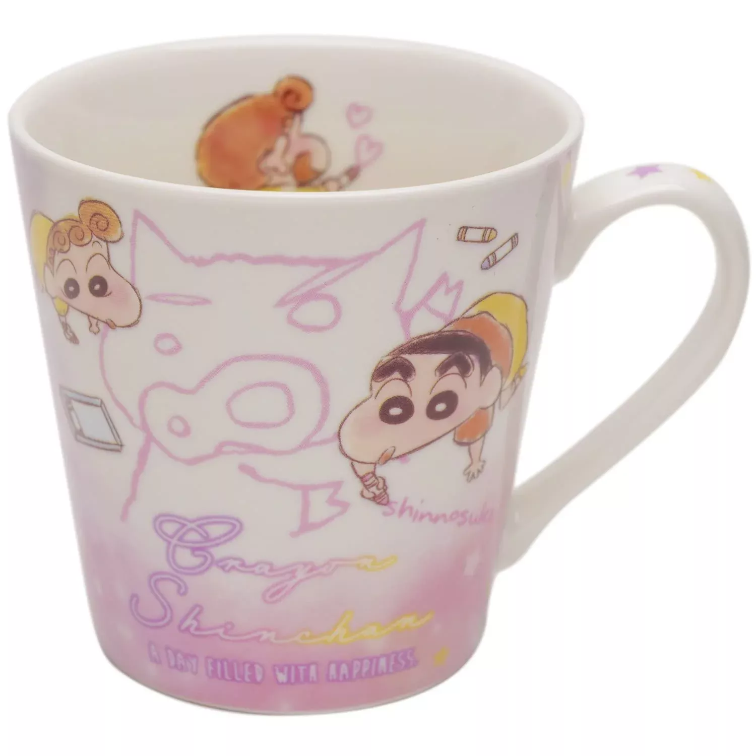 T'S FACTORY - Crayon Shin-Chan Mug Crayon Pink