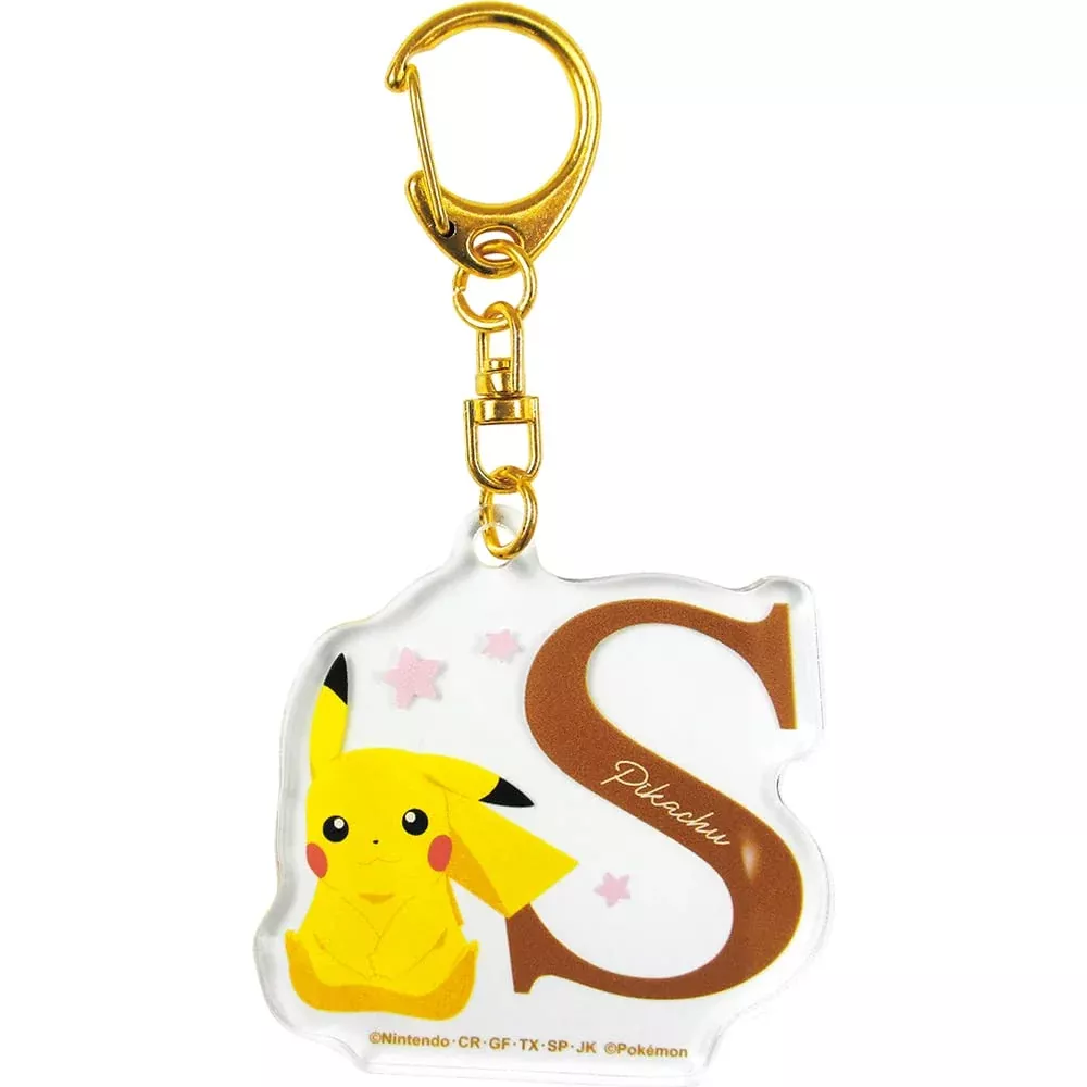 T'S FACTORY Pokemon Initial Acrylic Keychain 2 S