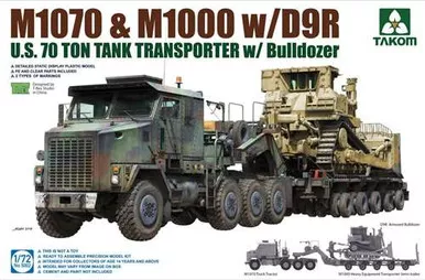Takom #5002 1/72 M1070 &M1000 w/D9R