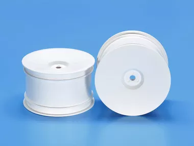Tamiya 51581 RC Buggy White Rear Dish Wheels Hex Hub (2Pcs)