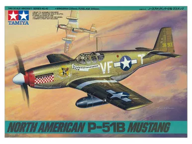 Tamiya # 61042 1/48 SCALE NORTH AMERICAN P-51B MUSTANG