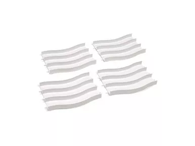Tamiya # 69575 Mini 4WD Japan Cup Junior Circuit Wave 4Pcs White