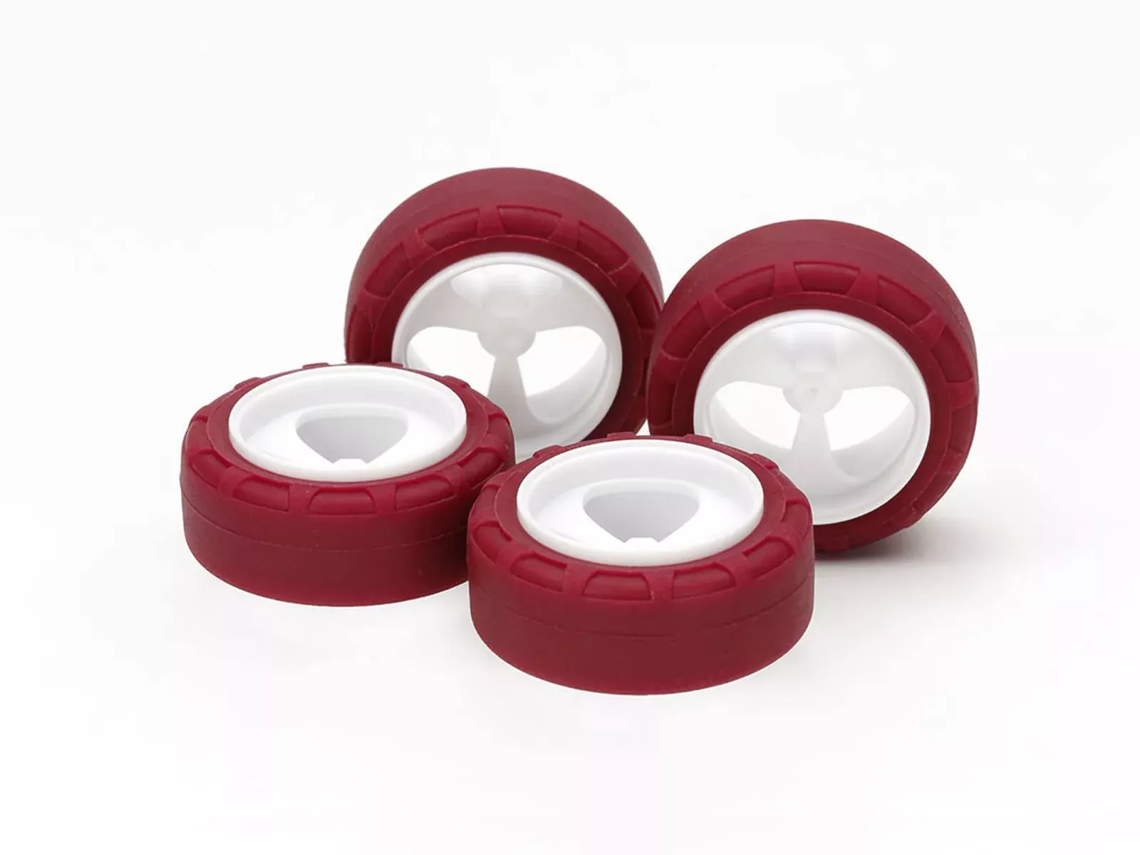 TAMIYA Mini 4Wd Low Friction Small Dia. Narrow Tires 24Mm & 3-Spoke Wheels