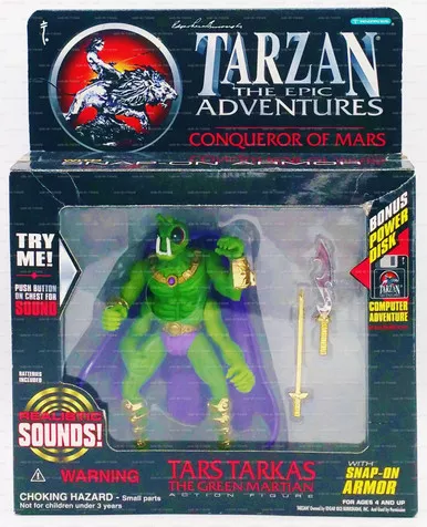 Tarzan The Epic Adventures Mars Tars Tarkas Figure 30642 Trendmasters 1995 USED