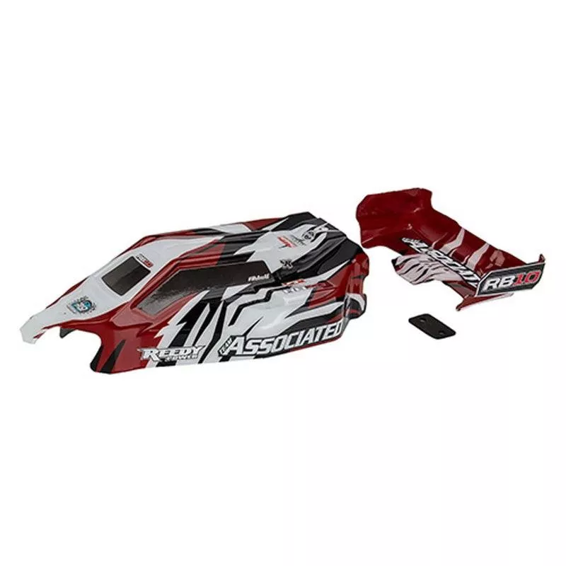 Team Associated ASC72020 RB10 RTR Body and Wing red