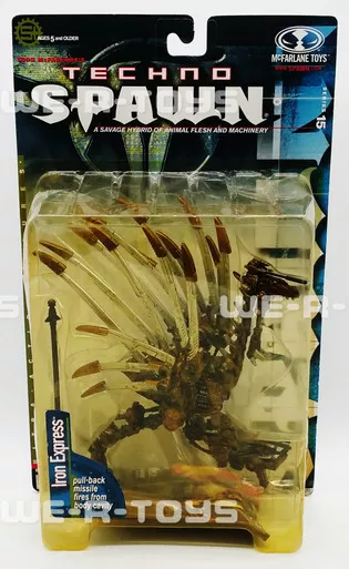 Techno SPAWN Iron Express Action Figure Series 15 McFarlane Toys 1999 NRFP