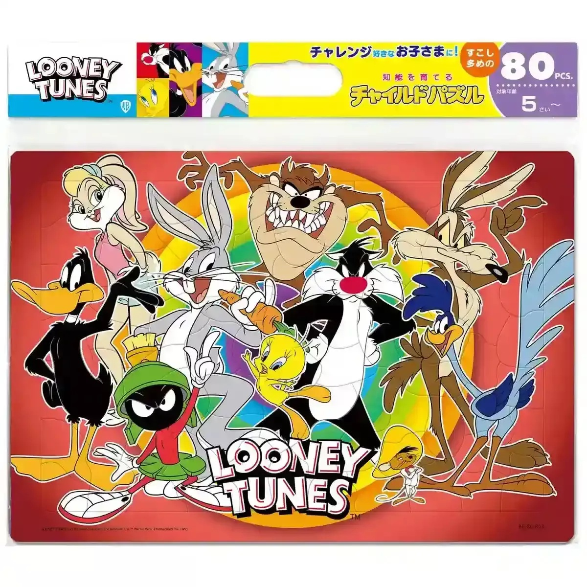 TENYO Bc80-803 Jigsaw Puzzle Loony Toons Friends 80 Pieces Child Puzzle