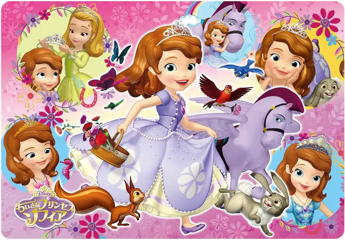TENYO Jigsaw Puzzle Disney Princess Sophia'S Day 80 Pieces Child Puzzle