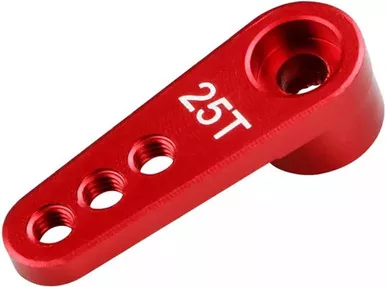 Toxic RC # (RED) 25T Aluminum Servo Horn
