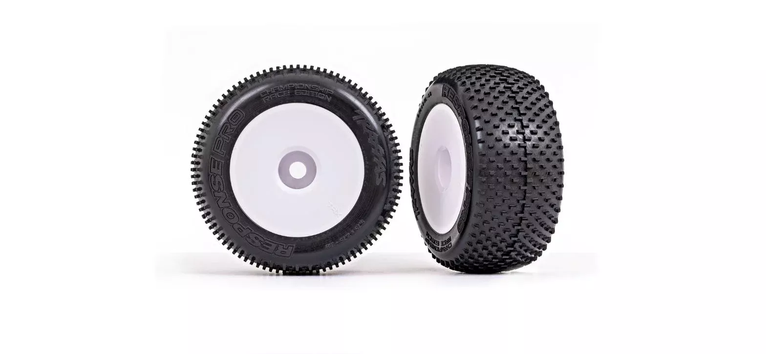Traxxas 5375R Tires Wheels Response Pro White