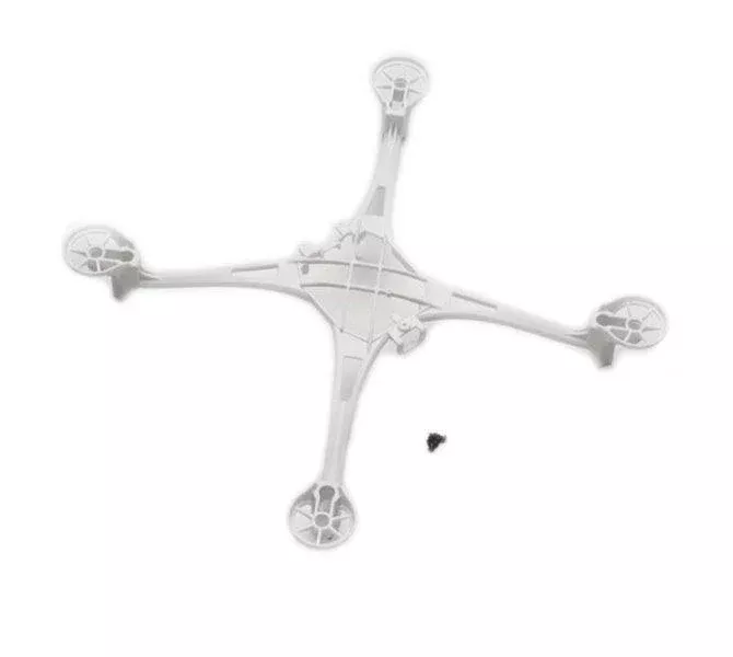 Traxxas 6623A Main Frame w/1.6x5mm Screws White Latrax Alias (4)