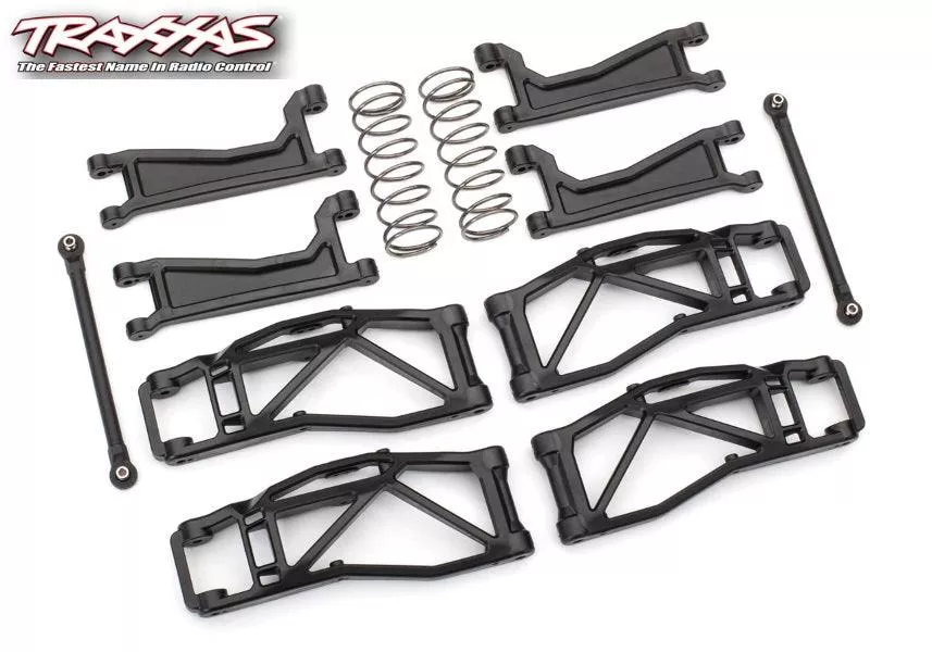 Traxxas 8995 Wide Maxx Suspension Arm Kit Black
