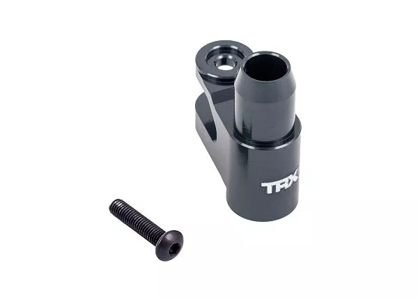Traxxas - Servo Horn Steering - Aluminum, Gray TRA7747-GRAY
