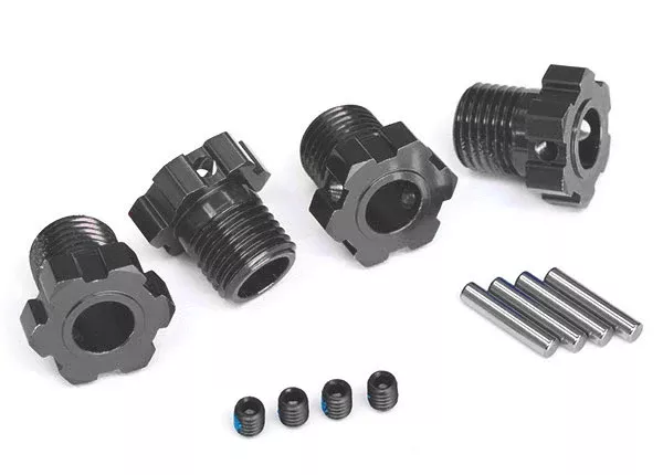 Traxxas -Splined Wheel Hub 17MM Gray 8654-GRAY