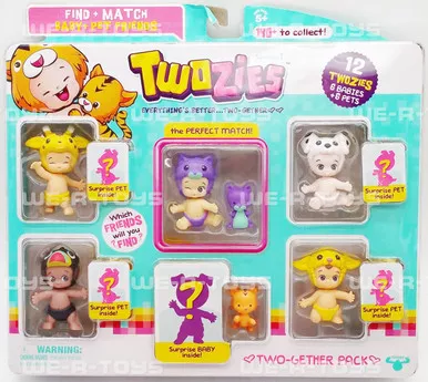 Twozies Everything's Better Two-Gether Pack Happi Hiccups Moose 2014 #57003 NRFB