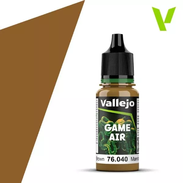 Vallejo 76040 18ml Bottle Leather Brown Game Air (6/Bx)
