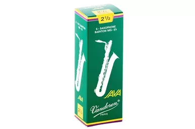 Vandoren Java Baritone Saxophone Reeds – 2.5 (5 pack)