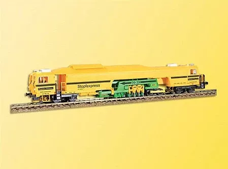 Viessmann 2691 HO Scale Plasser & Theurer 09-3X Production Tamper - 2-Rail DCC Equipped -- Stopfexpress DB (yellow, black)
