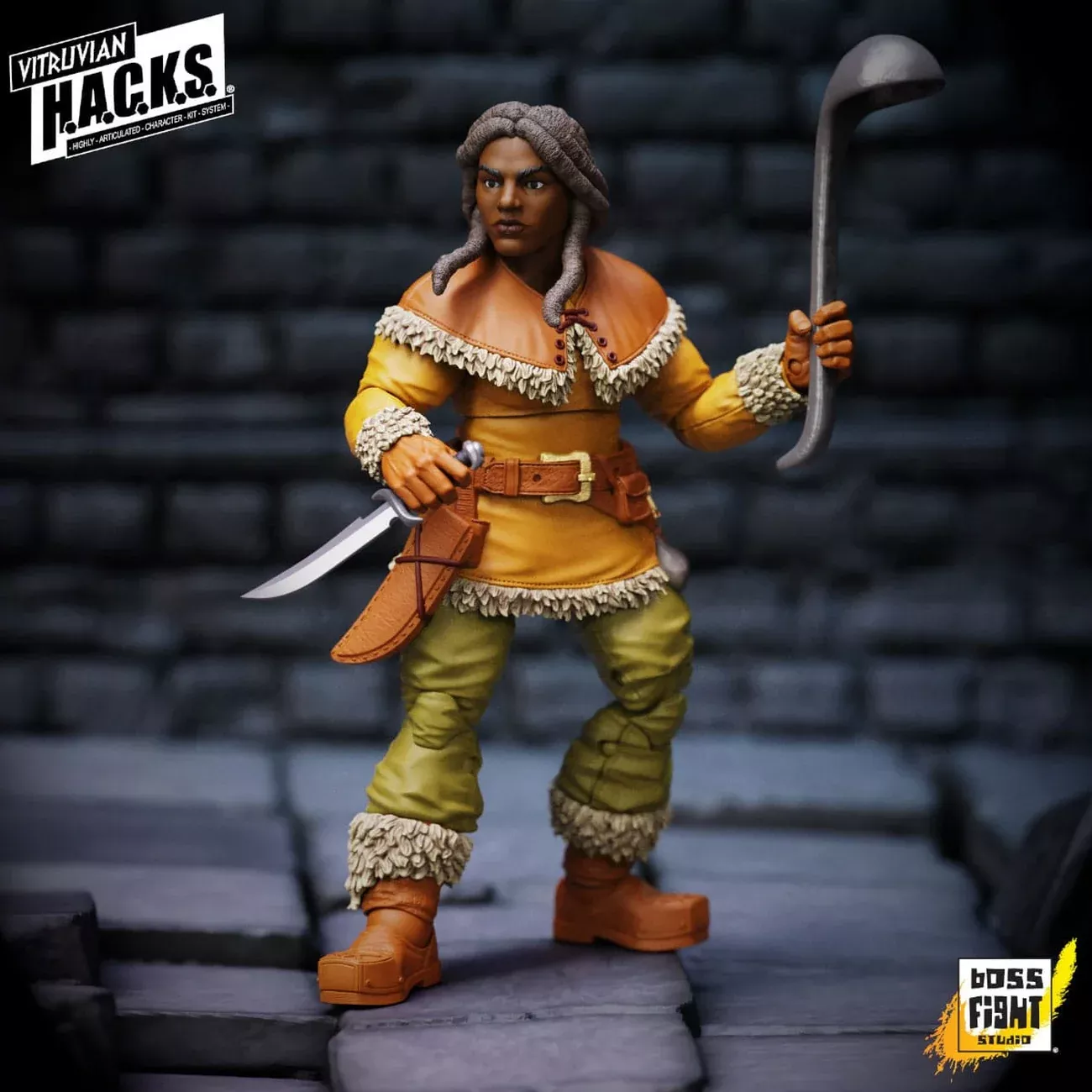 Vitruvian H.A.C.K.S. Action Figure Dwarf Tavern Keeper Madame