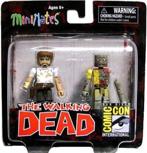 The Walking Dead Minimates Exclusives Rick Grimes & Zombie Exclusive Minifigure 2-Pack