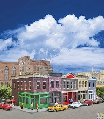 Walthers Cornerstone 933-3850 N Scale Merchant's Row I -- Kit