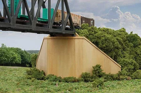 Walthers Cornerstone 933-3881 N Scale Bridge Abutment 2-Pack -- Kit