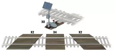 Walthers Cornerstone # 933-4124 HO Intermodal Yard Details -- Kit