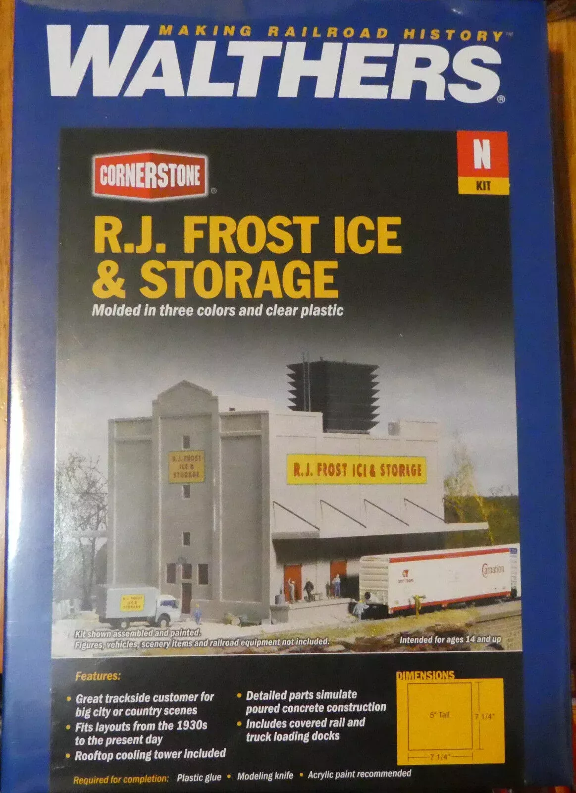 Walthers N #933-3220 R.J. Frost Ice & Storage