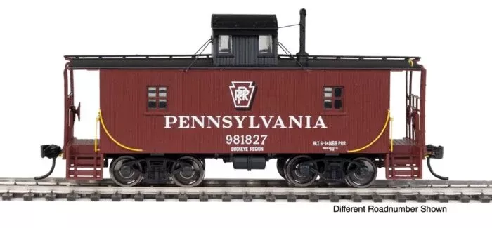Walthers Proto 920-103410 HO Scale PRR N6b Wood Cabin Car "Shadow Keystone" Pennsylvania 980529