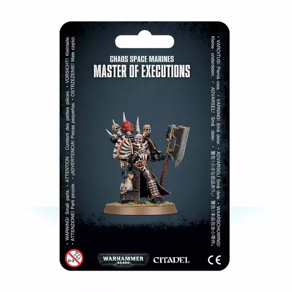 Warhammer 40,000 Chaos Space Marines Master Of Executions Set