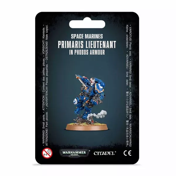 Warhammer 40,000 Space Marines Primaris Lieutenant In Phobos Armour Set