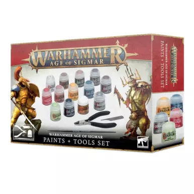 Warhammer #80-17 Age Of Sigmar Paint/Tool Set
