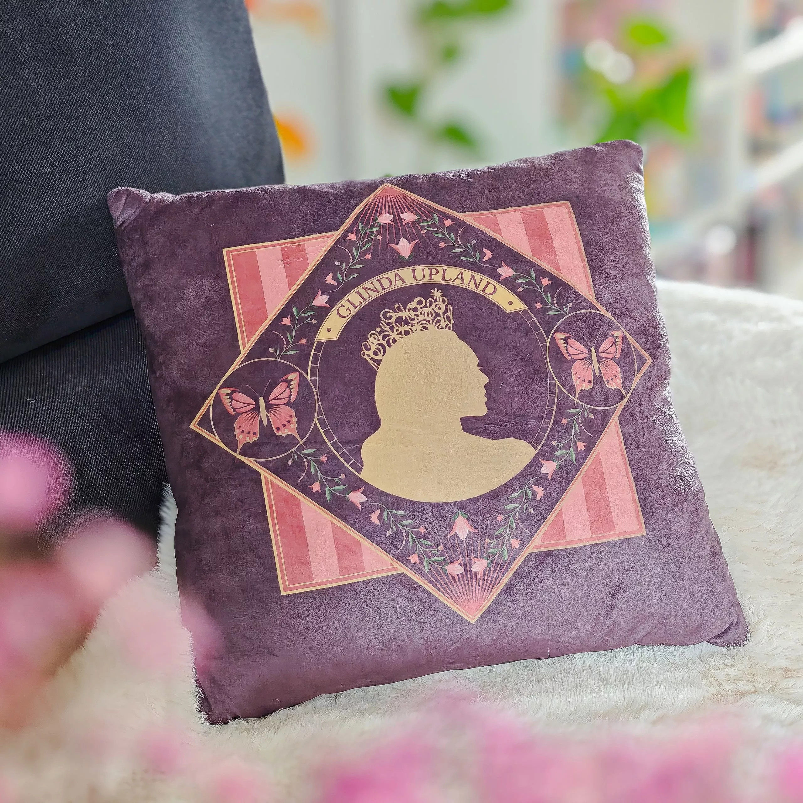 Wicked - Elphaba and Glinda Reversible Pillow