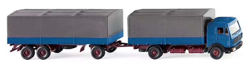 Wiking 045501 1/87 Scale Sped. Denkhaus - 1963 Mercedes-Benz 2223 Flatbed Road