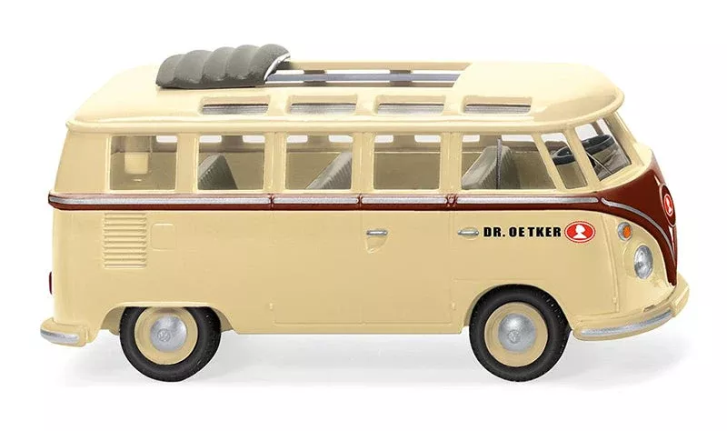 Wiking 079723 1/87 Scale Dr Oetker - Volkswagen T1 Samba Bus High