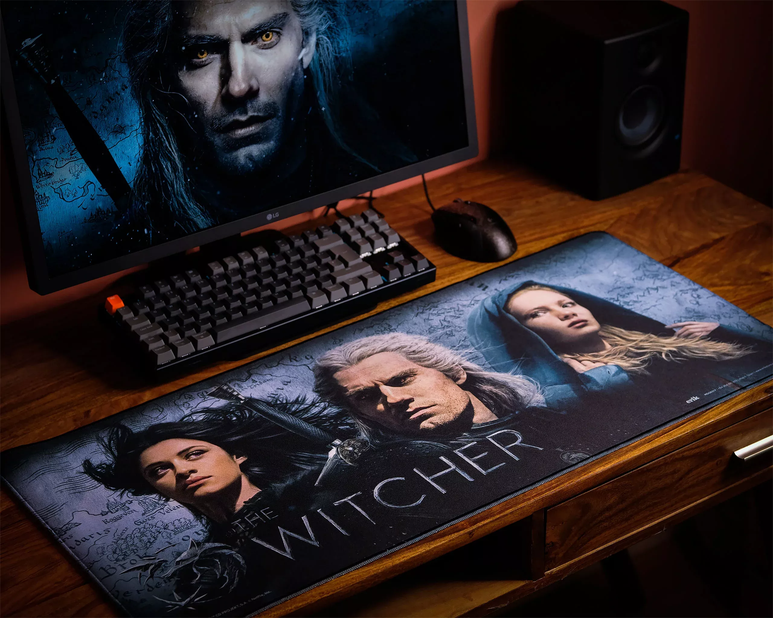 Witcher - Geralt, Ciri and Yennefer Mousepad