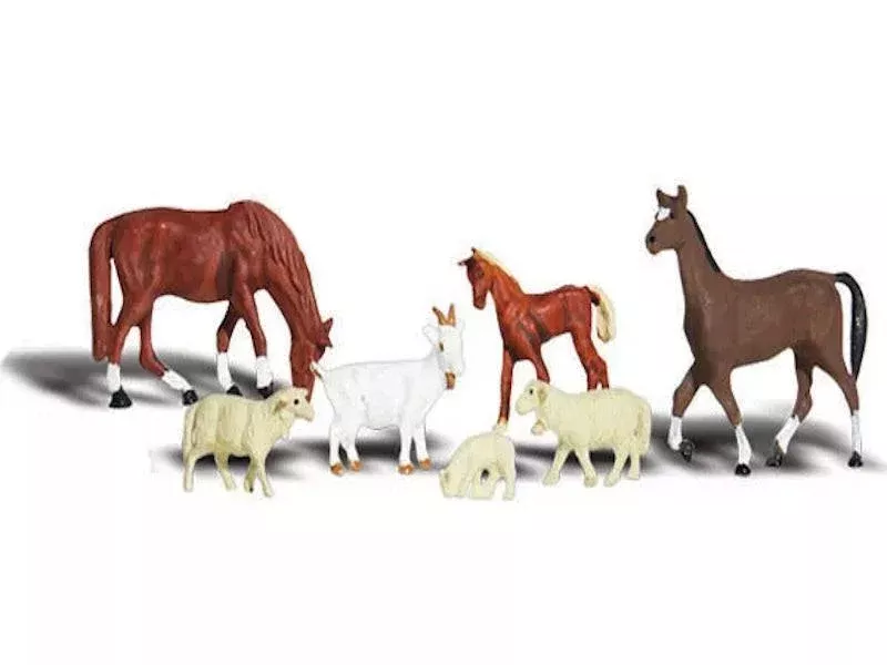 Woodland Scenics A1844 HO Train Figures Livestock