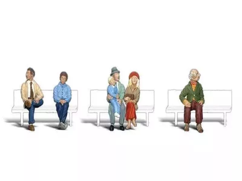 Woodland Scenics A2731 O Train Figures Passengers