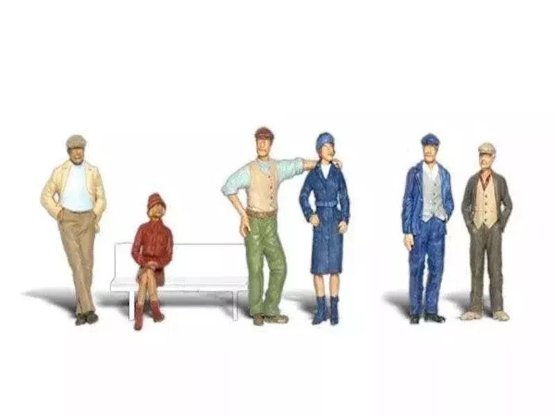 Woodland Scenics A2732 O Train Figures Bystanders