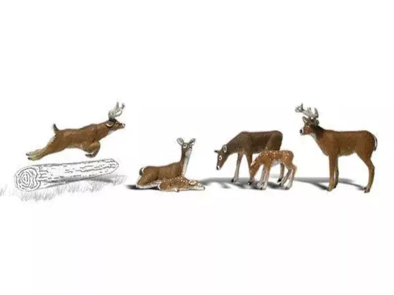 Woodland Scenics A2738 O Train Figures Deer
