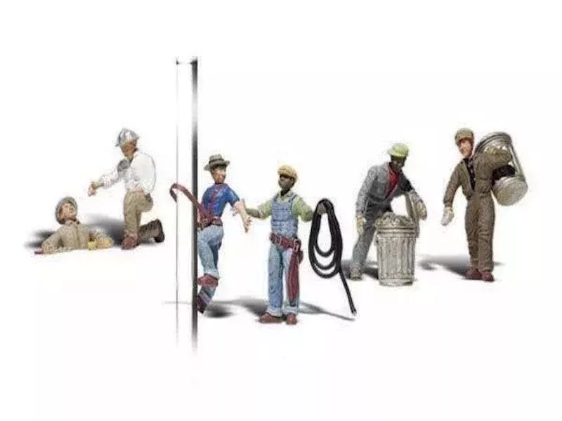 Woodland Scenics A2742 O Train Figures City Workers