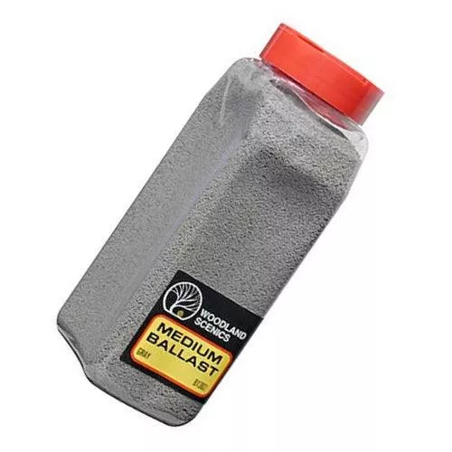 Woodland Scenics B1382 Ballast Medium Gray 32oz